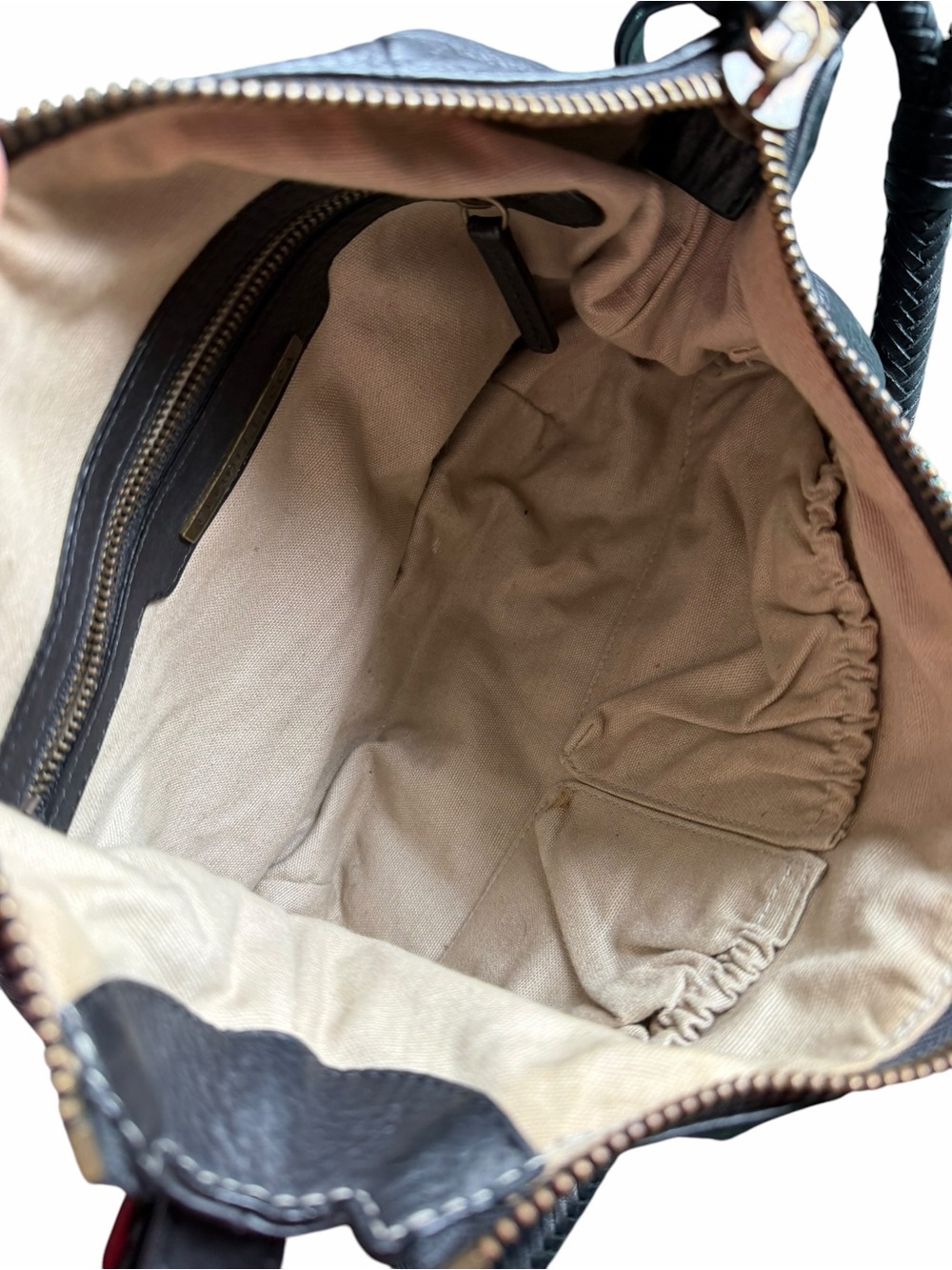 🌟Elliott Lucca Y2K black pebbled leather authentic hobo bag - Picture 4 of 9
